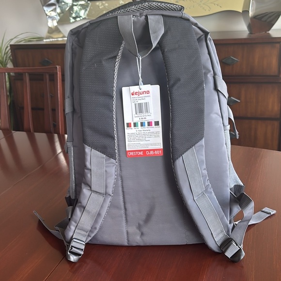 dejuno Crestone 19” Backpack commuter deluxe,laptop pocket,padded straps,travel - Picture 4 of 13